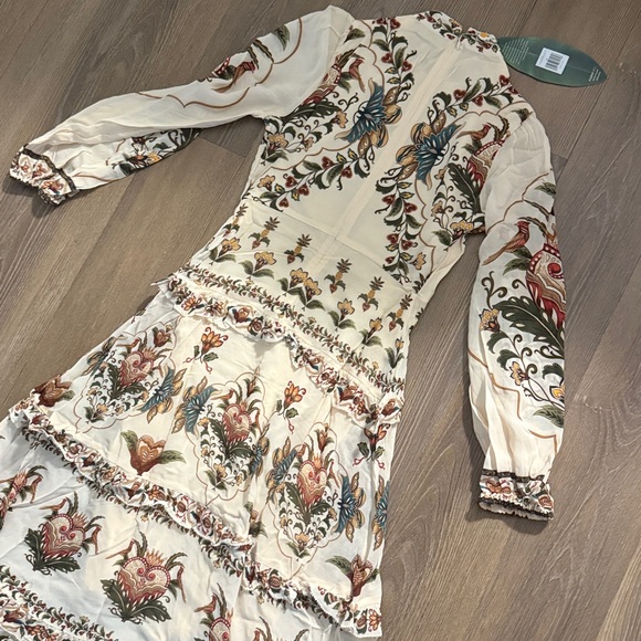 NWT FARM RIO Cream Majestic Hearts Maxi Dress - Picture 7 of 8